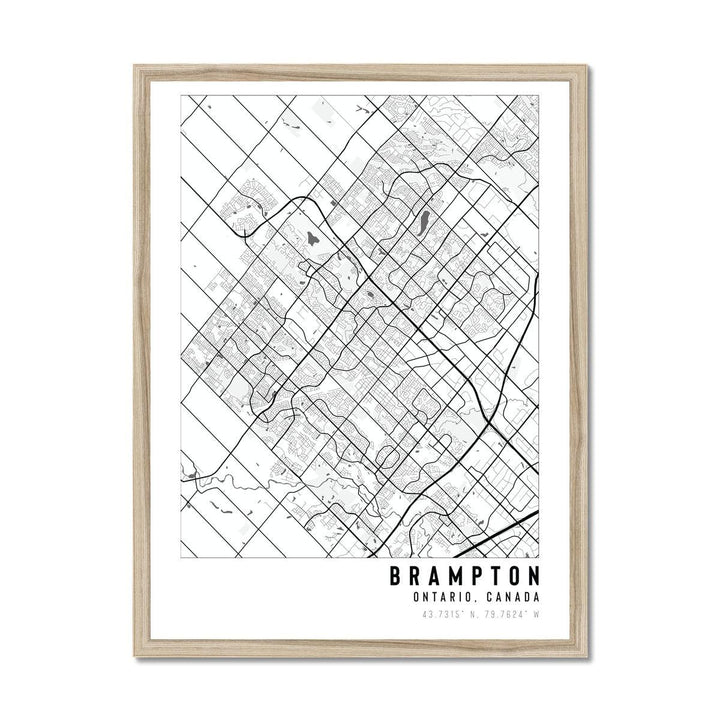 Brampton, ON Canada City Map - With Pyar