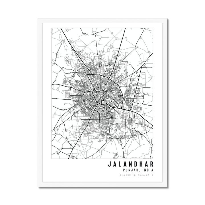 Jalandhar, Punjab City Map - With Pyar