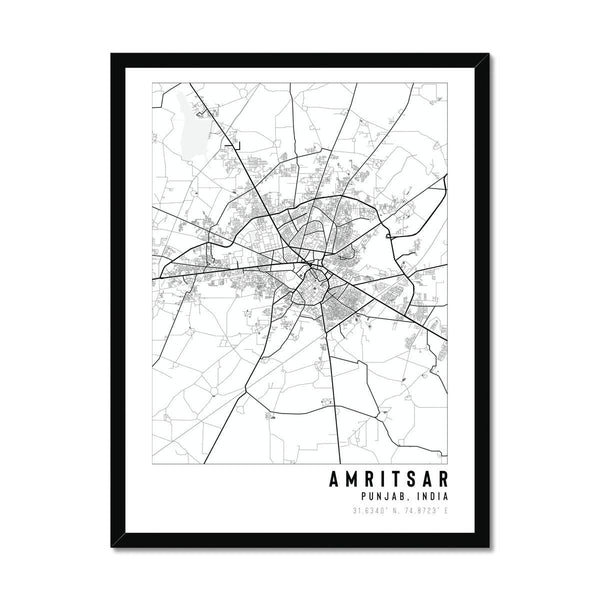 Amritsar, Punjab City Map - With Pyar