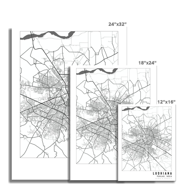 Ludhiana, Punjab City Map - With Pyar