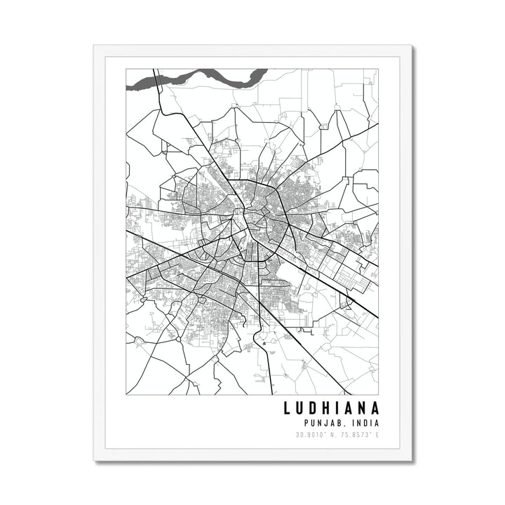 Ludhiana, Punjab City Map - With Pyar
