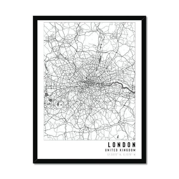 London, UK City Map - With Pyar