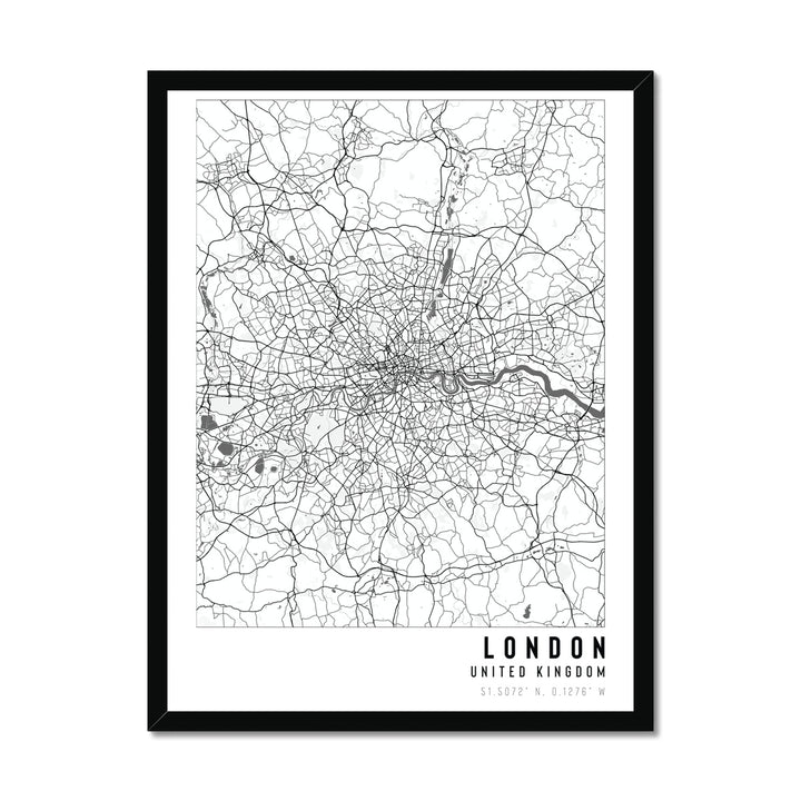 London, UK City Map - With Pyar