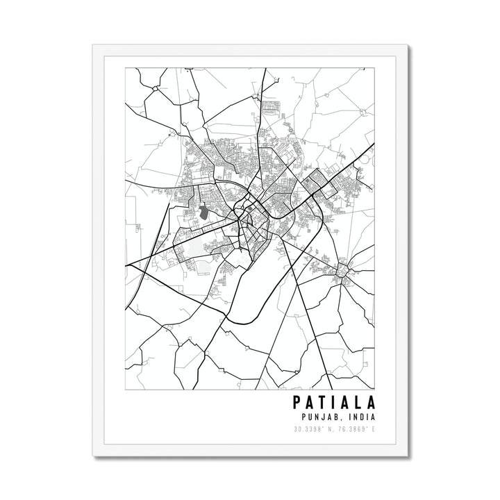 Patiala, Punjab City Map - With Pyar
