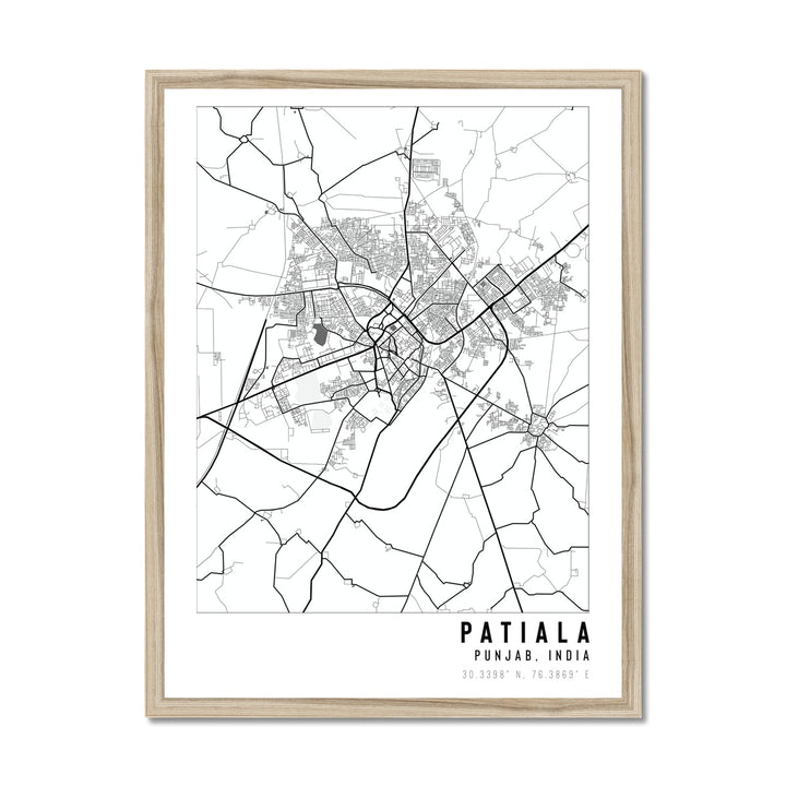 Patiala, Punjab City Map - With Pyar