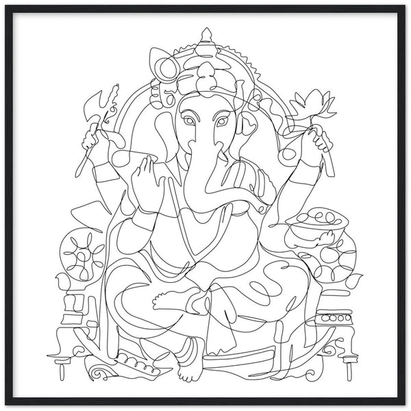 Ganesh Line Art