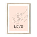 Love Line Wall Art - With Pyar