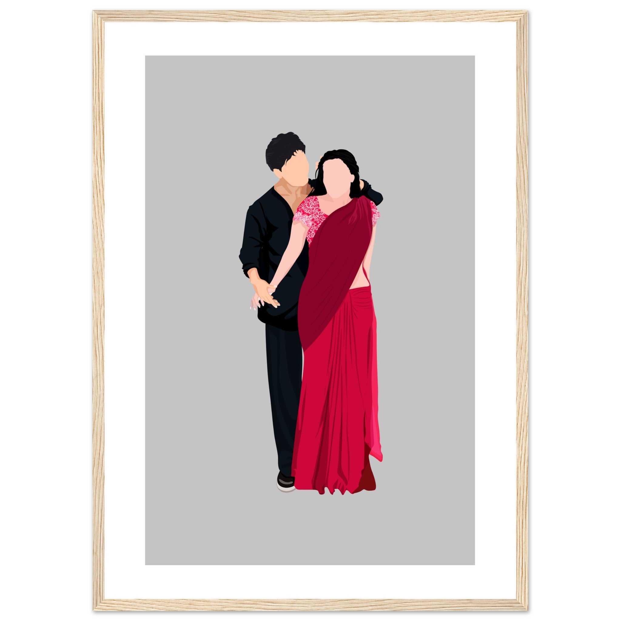 Kuch Kuch Hota Hai Rahul & Anjali Bollywood Wall Art
