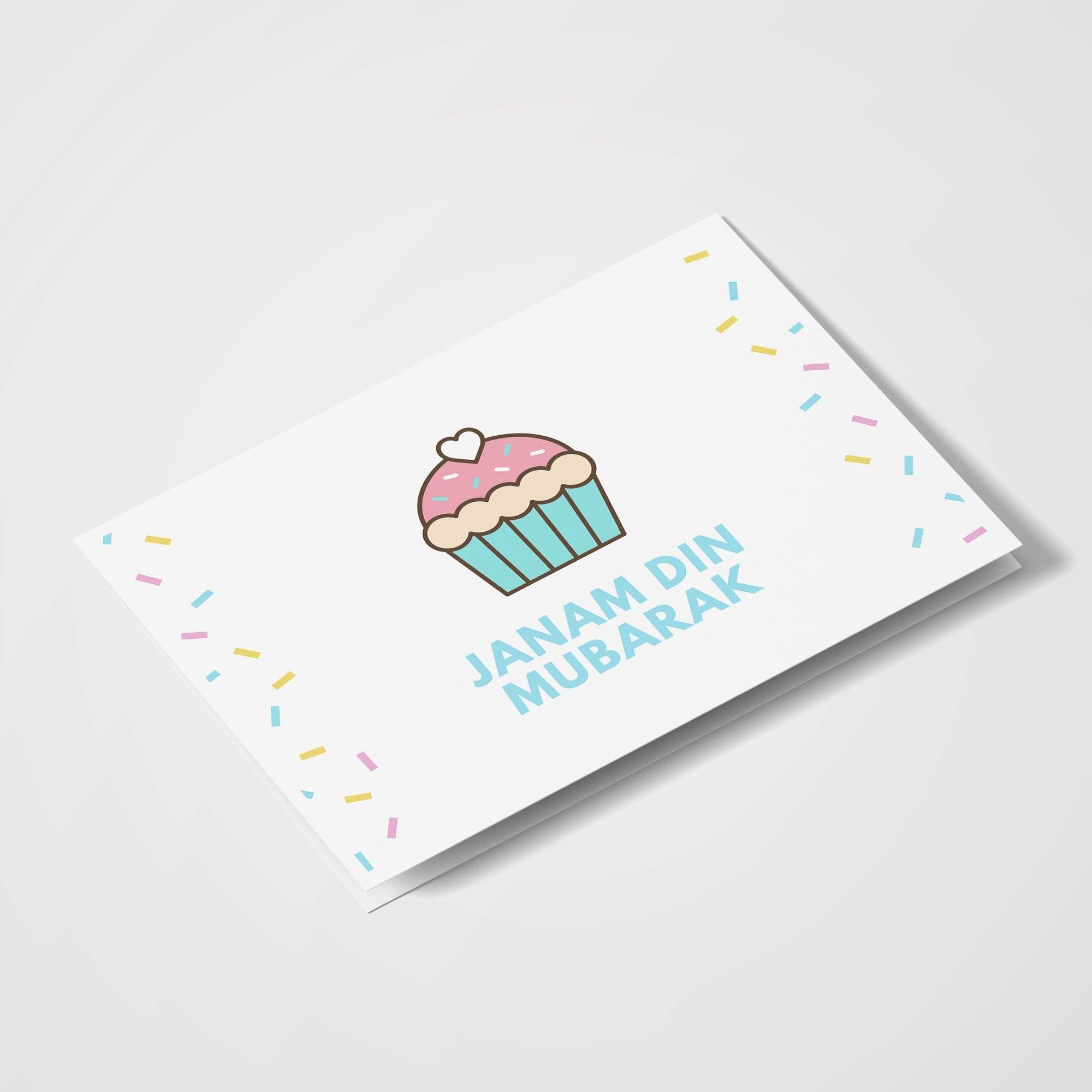 Janam Din Mubarak - Cup Cake - With Pyar