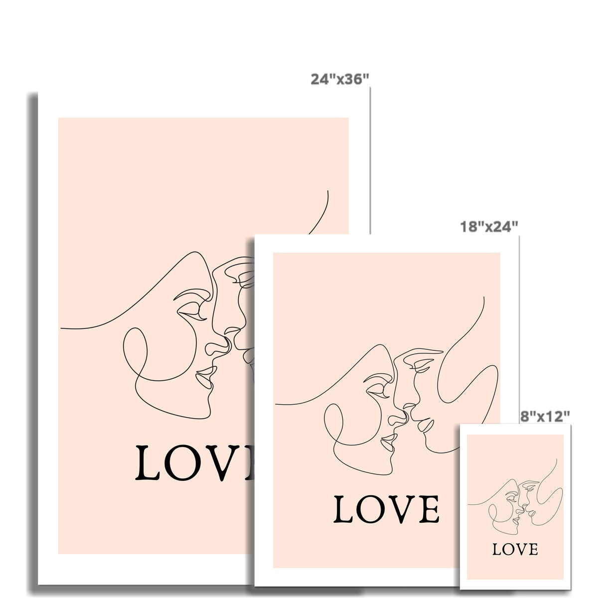 Love Line Wall Art - With Pyar