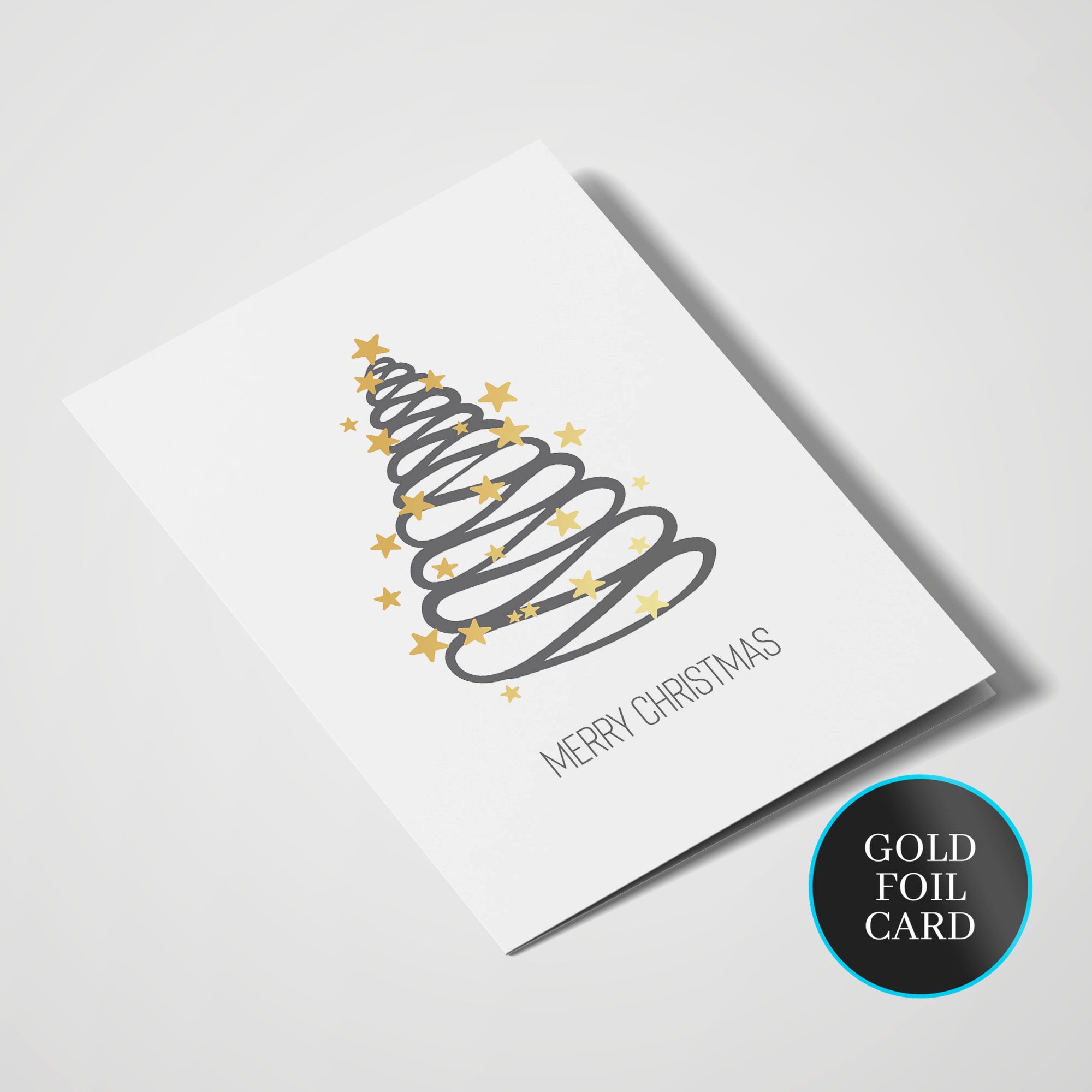 Merry Christmas Line Tree