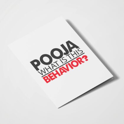 Pooja What Is This Behavior? - With Pyar