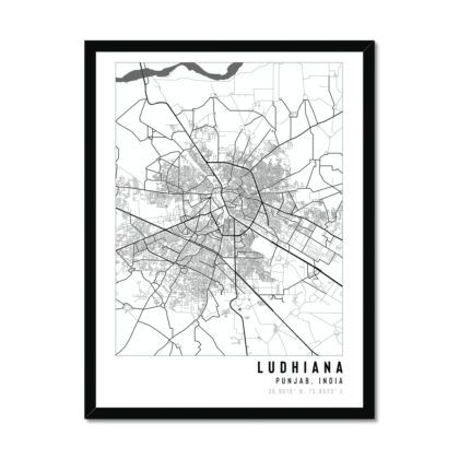 Ludhiana, Punjab City Map - With Pyar