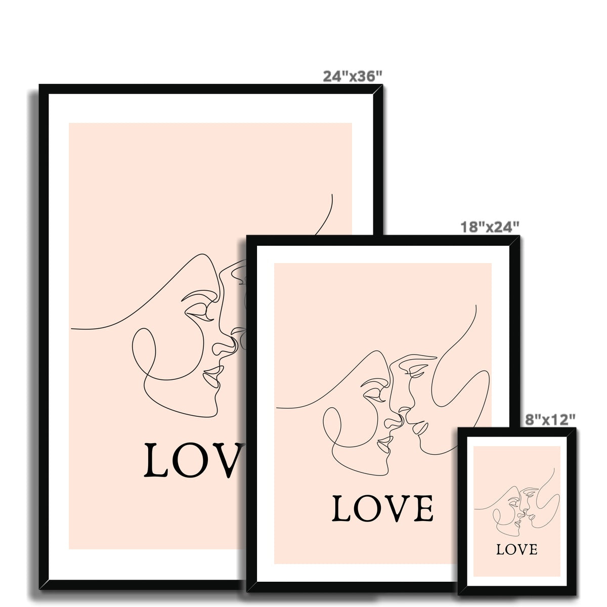 Love Line Wall Art - With Pyar