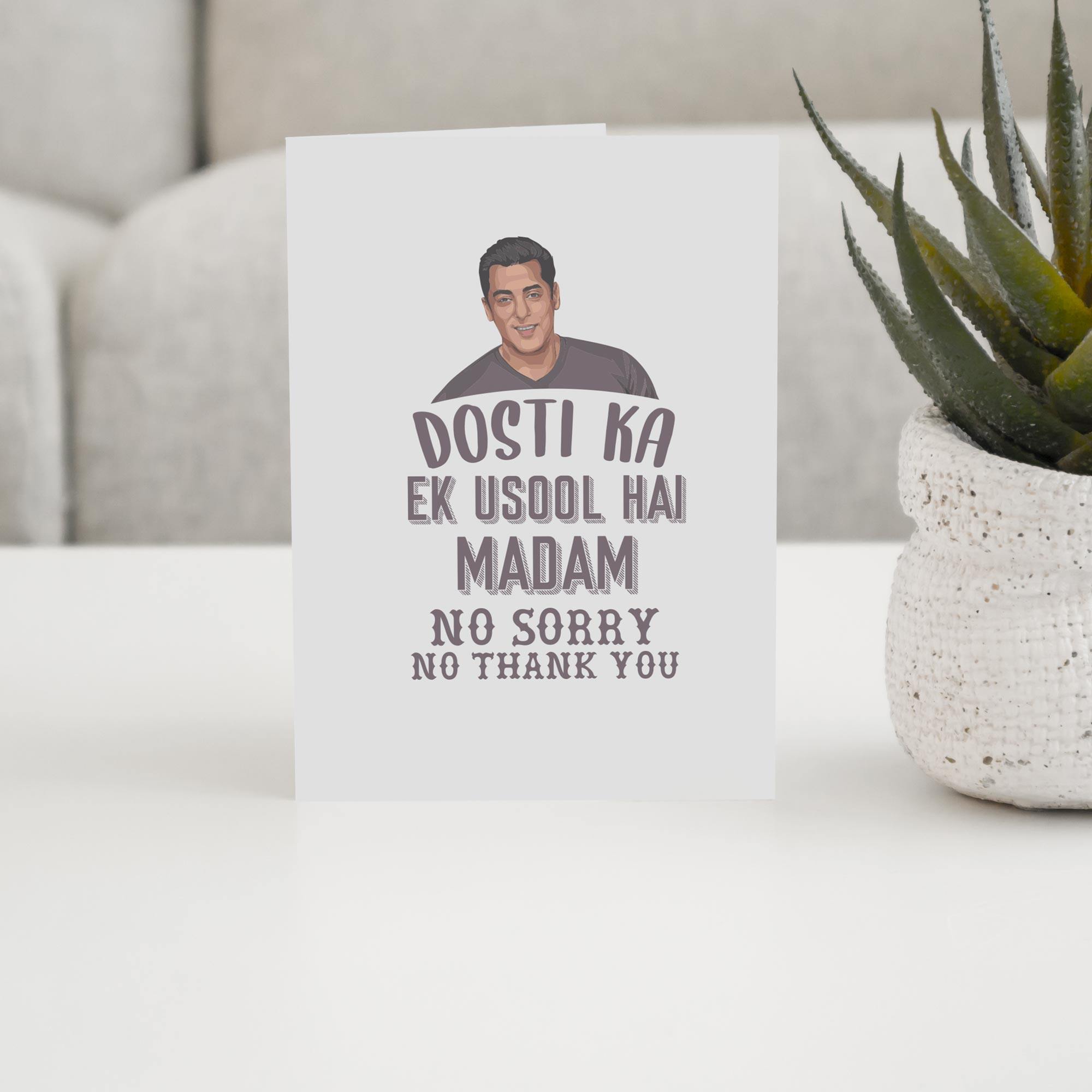 dosti-ki-1-2 No Sorry, No Thank you - With Pyar