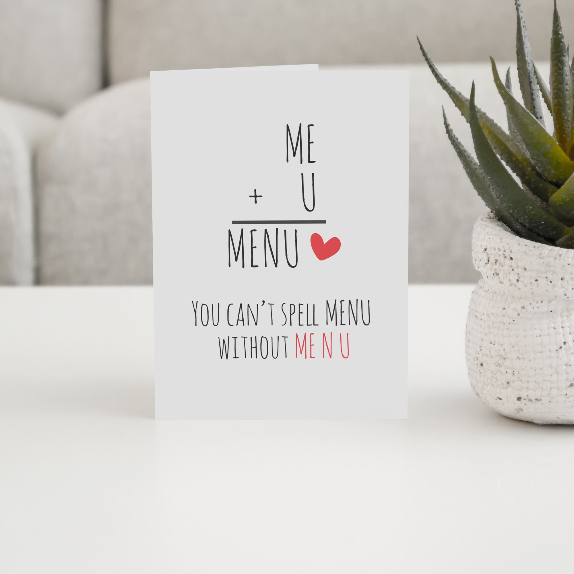 You Can’t Spell MENU Without ME N U - With Pyar