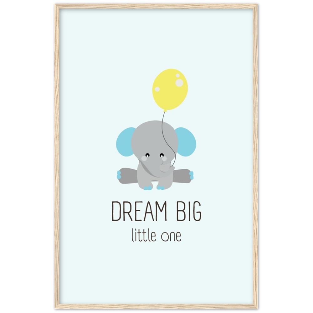 Dream Big Kids Wall Art