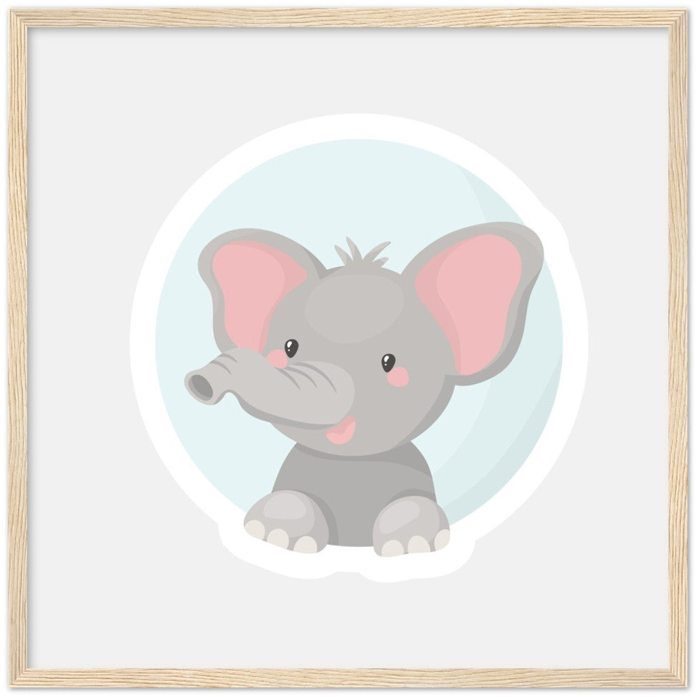 Elephant Kids Wall Art