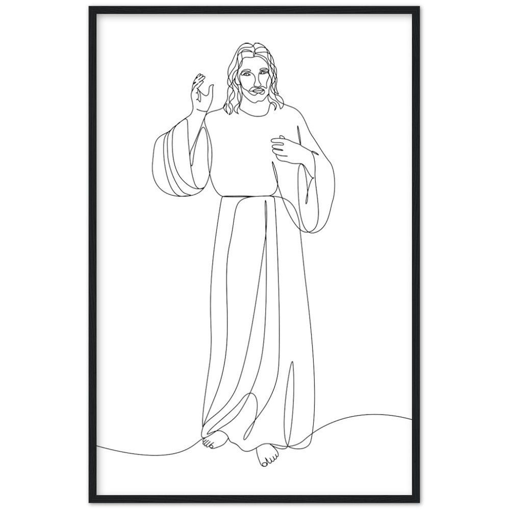Jesus Christ Line Art