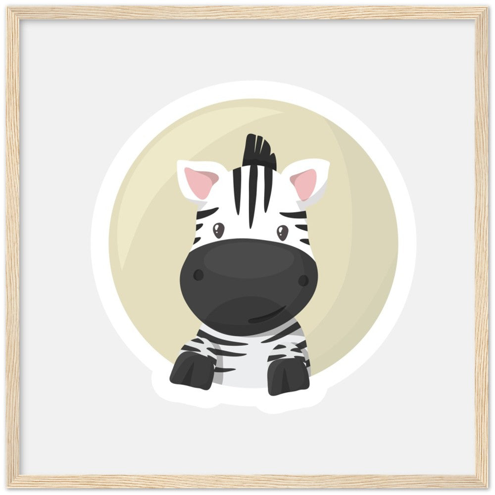 Zebra Kids Wall Art