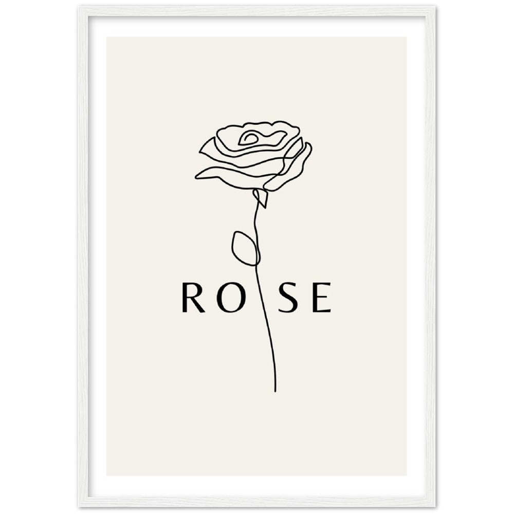 preview_d2fbfa01-59ba-4997-85ea-2d8ec0bca54b Rose Line Wall Art - With Pyar