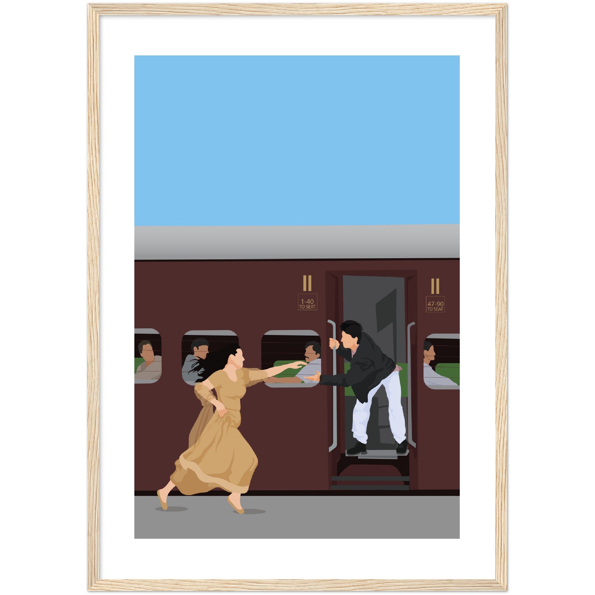 Dilwale Dulhania Le Jayenge Train Scene