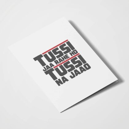 Tussi Jaa Rahe Ho - With Pyar